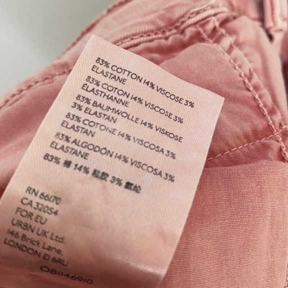 NWT Anthropologie Pilcro And The Letterpress Pink High Waist Jeans size 29 or 30 - Picture 9 of 14